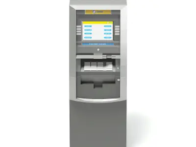 ATM 3D Model machine 3D model