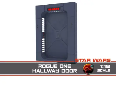 Scarif Hallway Door 1-18 scale Kenner Hasbro 3D print model
