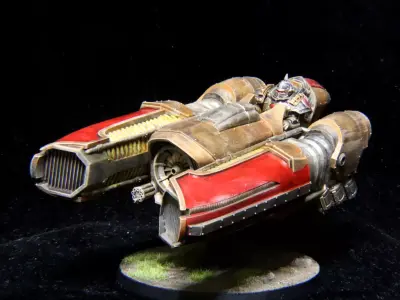 Obsidian Guard - Immortals - Corvid Assault Skimmer 3D print model