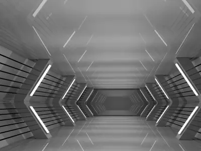 Sci Fi Interior 3D model