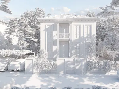 5 Neoclassical Villas 3D model