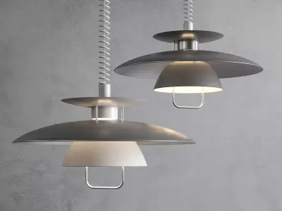 Nadija suspension Low-poly 3D model