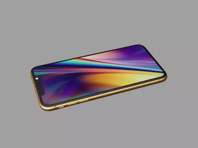 2019 iphone XI Max gold 3D print model