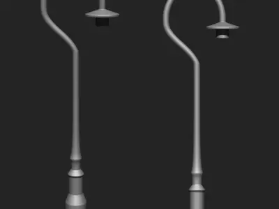 Street Lamps Collection IMM Brush Pack 15 in One 3D model