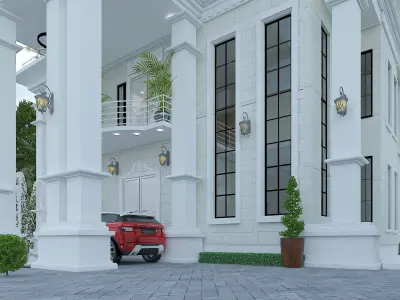 3D MANSION HOUSE  3D model