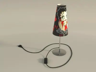 LAMP BEDSIDE-Betty Boop 3D model
