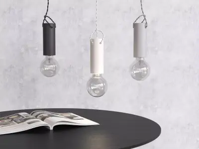Tied Pendant Light 3D model
