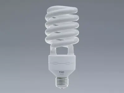 Light Bulb Low-poly 3D model