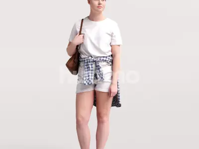 Humano 12-Collection 2308 - CASUAL PEOPLE MIX 03-12 x 3D models  3D model