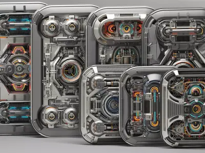 Sci-Fi Kitbash Mega Elements 4 - Full Pack 3D model