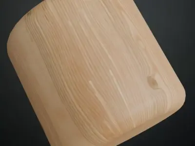 Light Natural Ash Wood with Knots PBR Seamless Texture