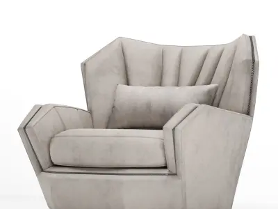 Visionnaire Hemingway Armchair 3D model