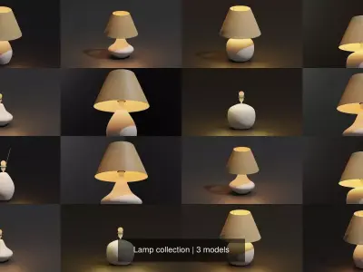 Lamp collection 3D Model Pack