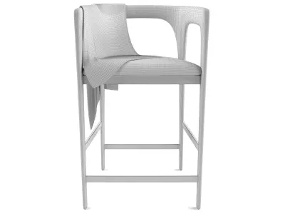 Interlude Home - Kendra Counter Stool 3D model