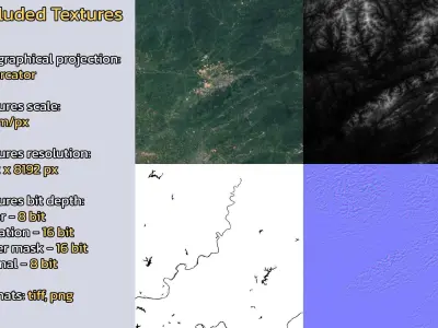 Jingdezhen China City Landscape 3D Model 3D model