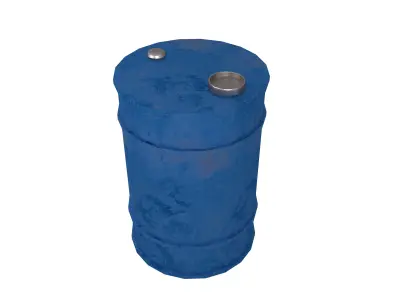 Oil Barrel v1 013 Low-poly 3D model