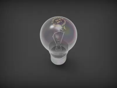 Bulb 100V 240V 3D model