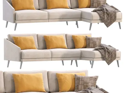 Sofa SEVILLE by Cazarina Interiors 3D model