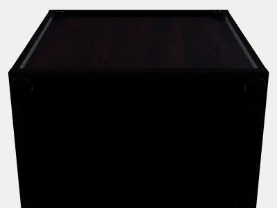 BESTA Shelf unit with glass door 9 Low-poly 3D model