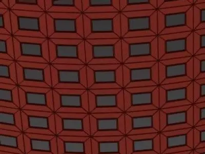 Riddle Pendant Lamp Black designed 3D model