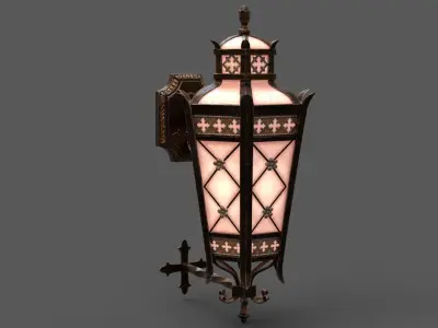 Wall-Mounted Lantern 3D model
