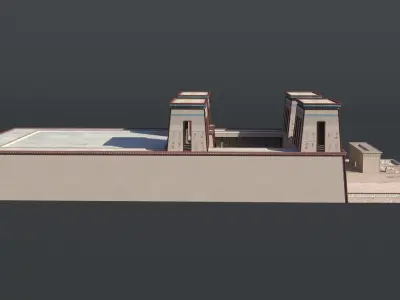 PHOTOREALISTIC PALACE OF PI-RAMESSES 3D model