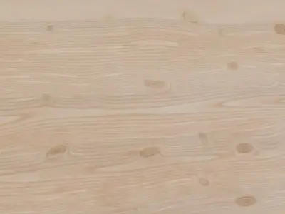 Light Natural Ash Wood with Knots PBR Seamless Texture