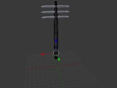 Lite tower Free low-poly 3D model