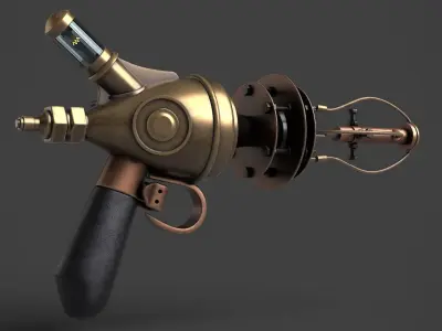 Fantasy Gun 08 3D model