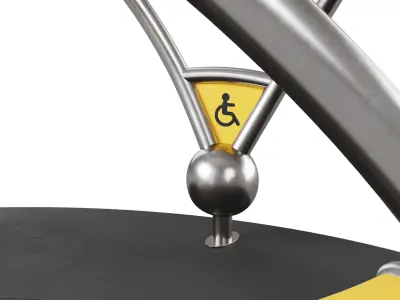 Inclusive roundabout Atomic by Inter-play 3D model