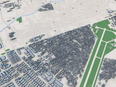 Adana City Turkey 3D model