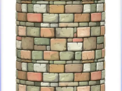 Stylized Wall Seamless Texture Texture 11
