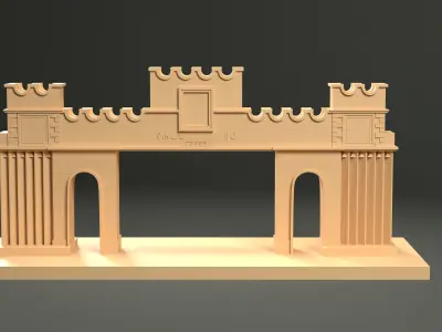 Harar Gates Euthopia 3D print model
