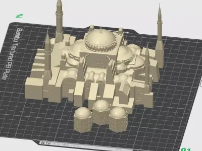 Hagia Sophia Mosque 3D print model