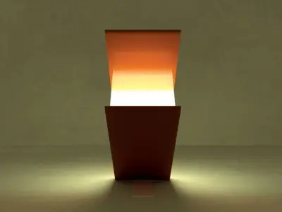 MODERN LAMP Low-poly 3D model