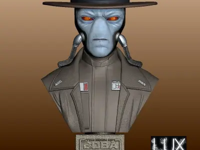 Cad Bane from The Book of Boba Fett 3D print model