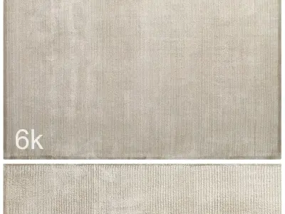 Carpet set 24 - Beige Wool Rug - 6K 3D model