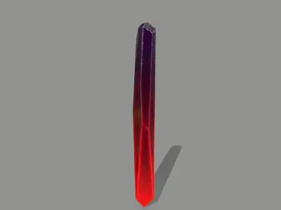 Crystal Set sword Low-poly 3D model buy