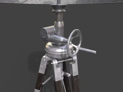 Floor lamp Free low-poly 3D model buy
