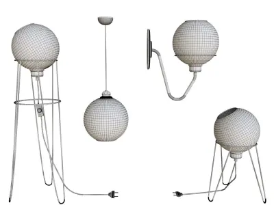 sphere lamp 3D model