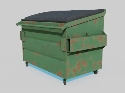 Garbage Dumpster 3D model
