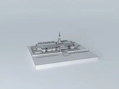 LDS. Temple Halifax Nova Scotia, Canada. Templo Mormon. 64th.... Free 3D model