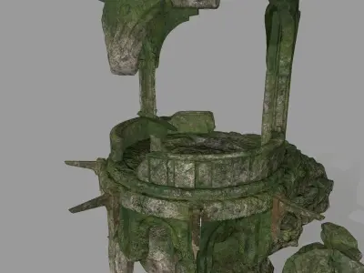 old temple  1 Low-poly 3D model