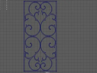 Wrought Iron 1 Free 3D model