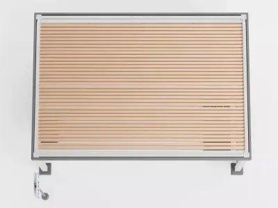 Modern Bus Stop Shelter V3 Low-poly 3D model