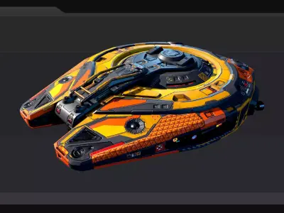 SPACE Explorer Pack Low-poly 3D model