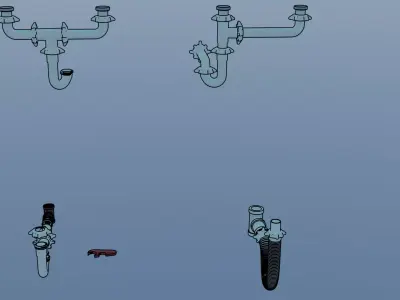 sink drains Free 3D model