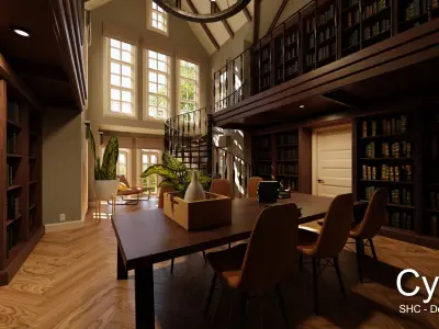  Large Mansion 2021 Blender Eevee and Cycles 1 