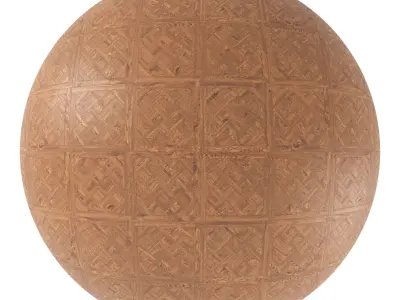 Parquet - Laminate - Wooden floor 4 in 1 3D model 20
