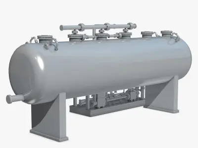 Industrial Metal Storage Equipment 3D model
